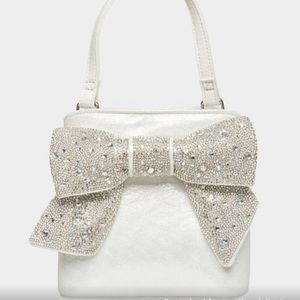 Betsey Johnson crystal bow purse